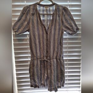 Goodthreads - Romper Multicolor Striped